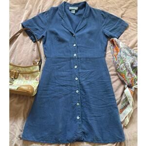 Carol Anderson California 100% Linen Dress Size S